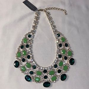 Green statement necklace-brand new!